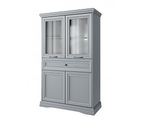 VALENCIA - шкаф с витриной (2V2D1S)